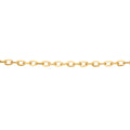 Gecko Jewellery 9ct Gold 0.8mm Cut Trace Chain Necklace – 45cm