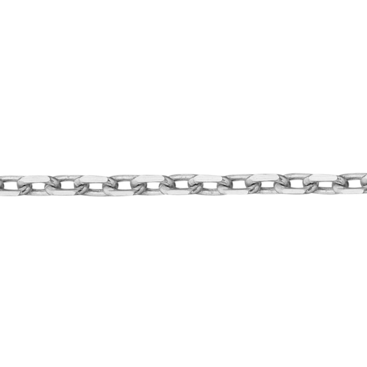 Gecko Jewellery 9ct Gold 0.7mm Diamond Cut Trace Chain – 56cm-61cm