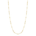 Gecko Jewellery 9ct Yellow Gold Freshwater Pearl Trace Chain Necklace