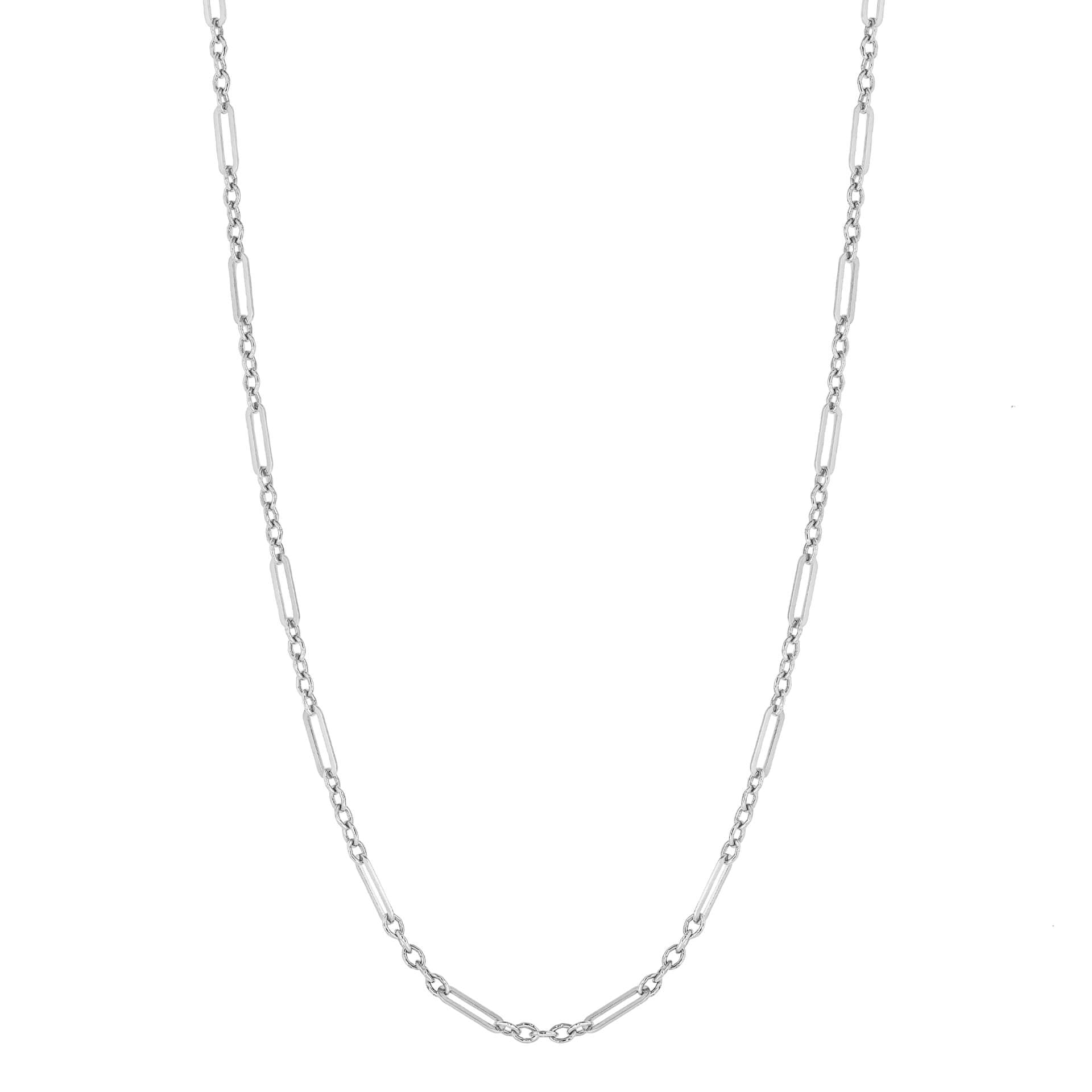 Gecko Jewellery 9ct Gold Mixed Length Link Chain Necklace