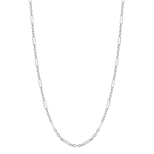 Gecko Jewellery 9ct Gold Mixed Length Link Chain Necklace