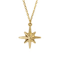 Gecko Jewellery 9ct Yellow Gold Starburst Necklace – Celestial Style