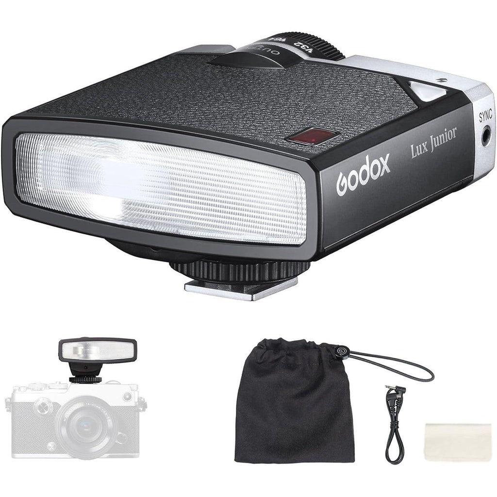 Godox Lux Junior Retro Camera Flash | Universal 6000K Manual Flash