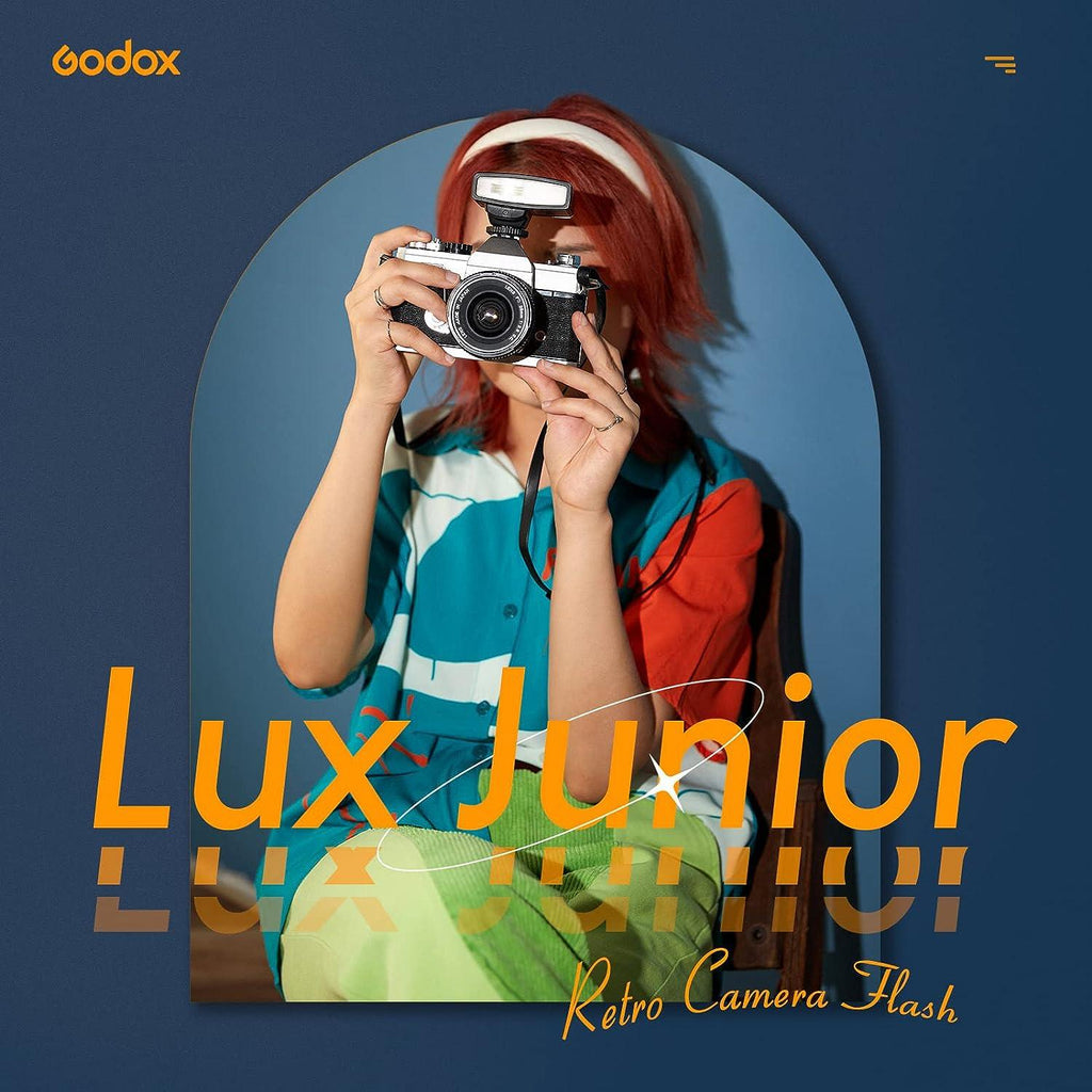 Godox Lux Junior Retro Camera Flash | Universal 6000K Manual Flash