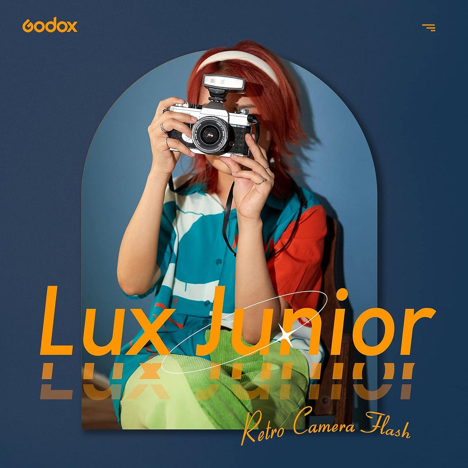 Godox Lux Junior Retro Camera Flash | Universal 6000K Manual Flash