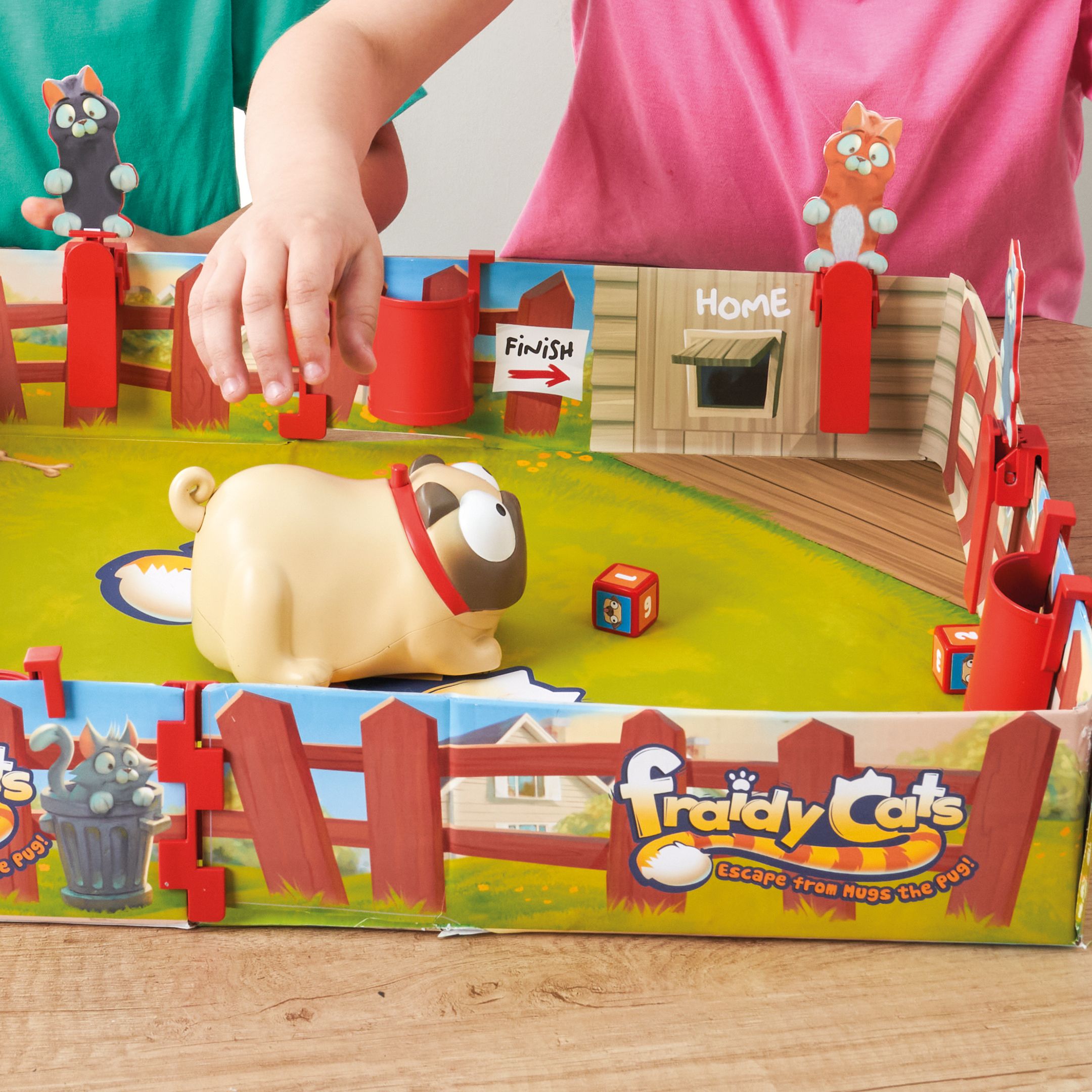 Fraidy Cats Board Game by Snaps – Motorized Family Race Game for Kids