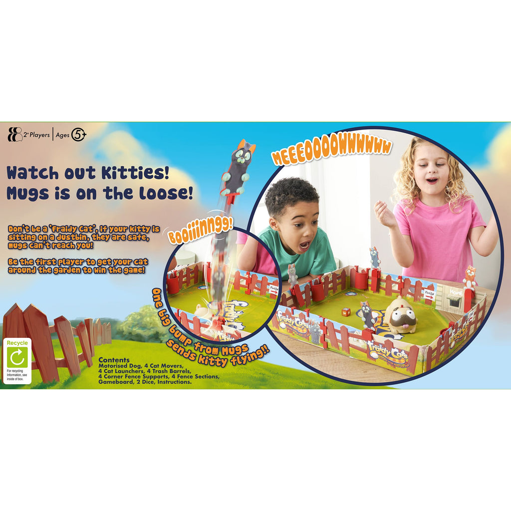 Fraidy Cats Board Game by Snaps – Motorized Family Race Game for Kids