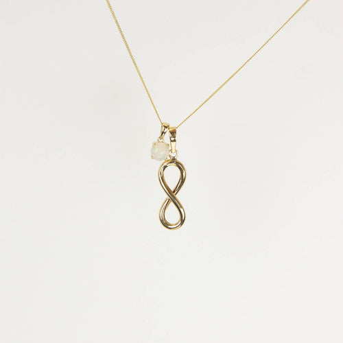 Infinity Symbol Pendant in 9ct Yellow Gold | Gecko Jewellery Retail