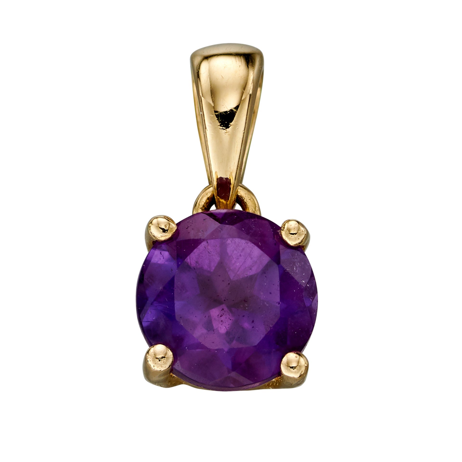 Gecko Jewellery 9ct Yellow Gold Birthstone Pendant - Personalised Gift