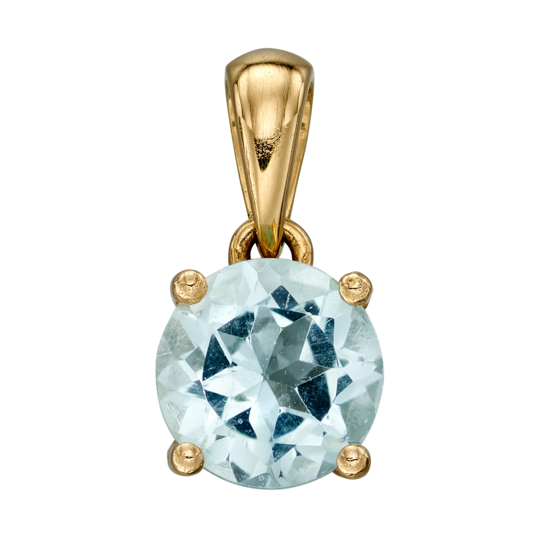 Gecko Jewellery 9ct Yellow Gold Birthstone Pendant - Personalised Gift