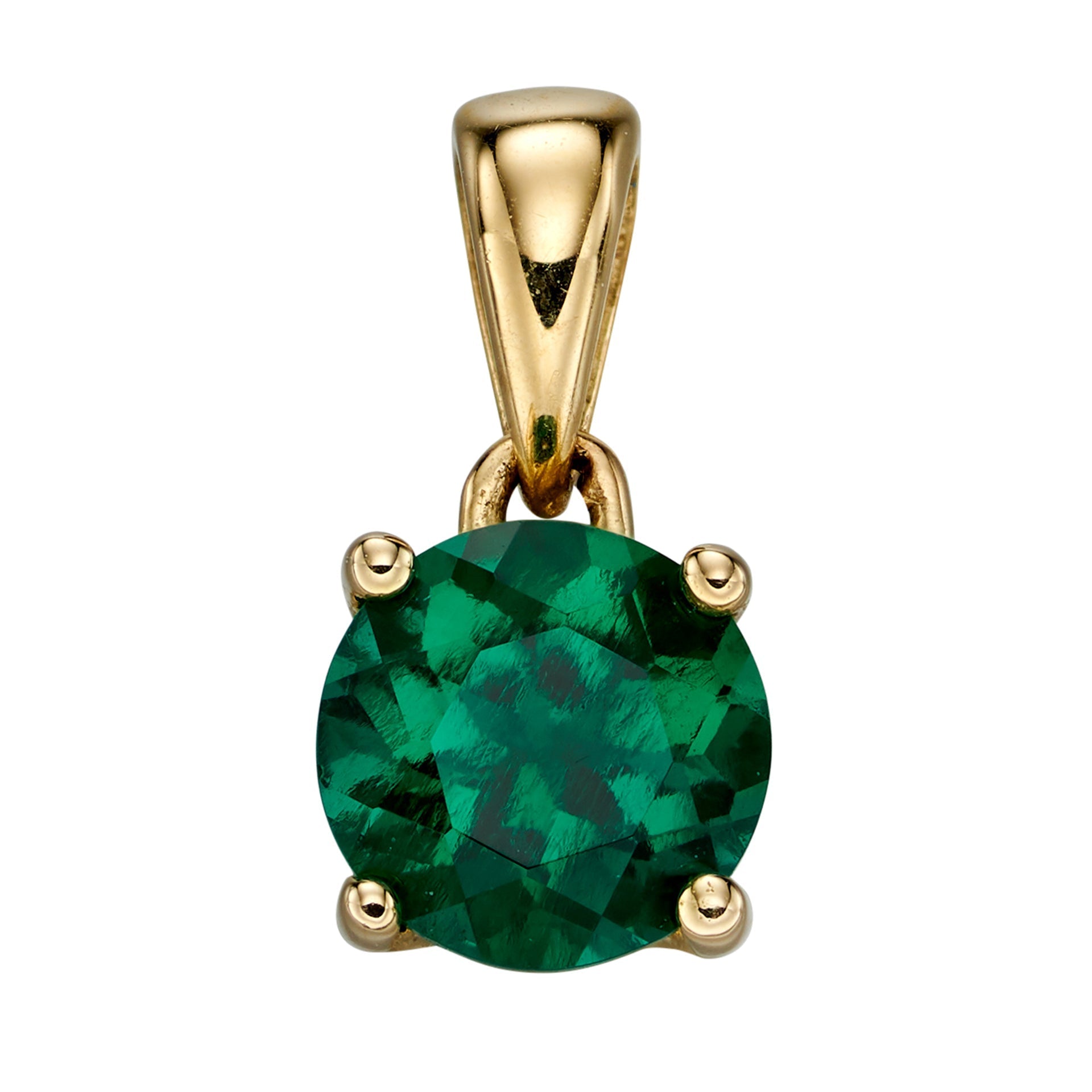 Gecko Jewellery 9ct Yellow Gold Birthstone Pendant - Personalised Gift