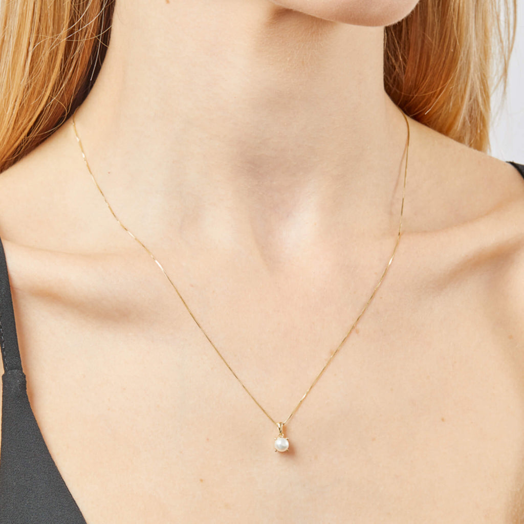 Gecko Jewellery 9ct Yellow Gold Birthstone Pendant - Personalised Gift