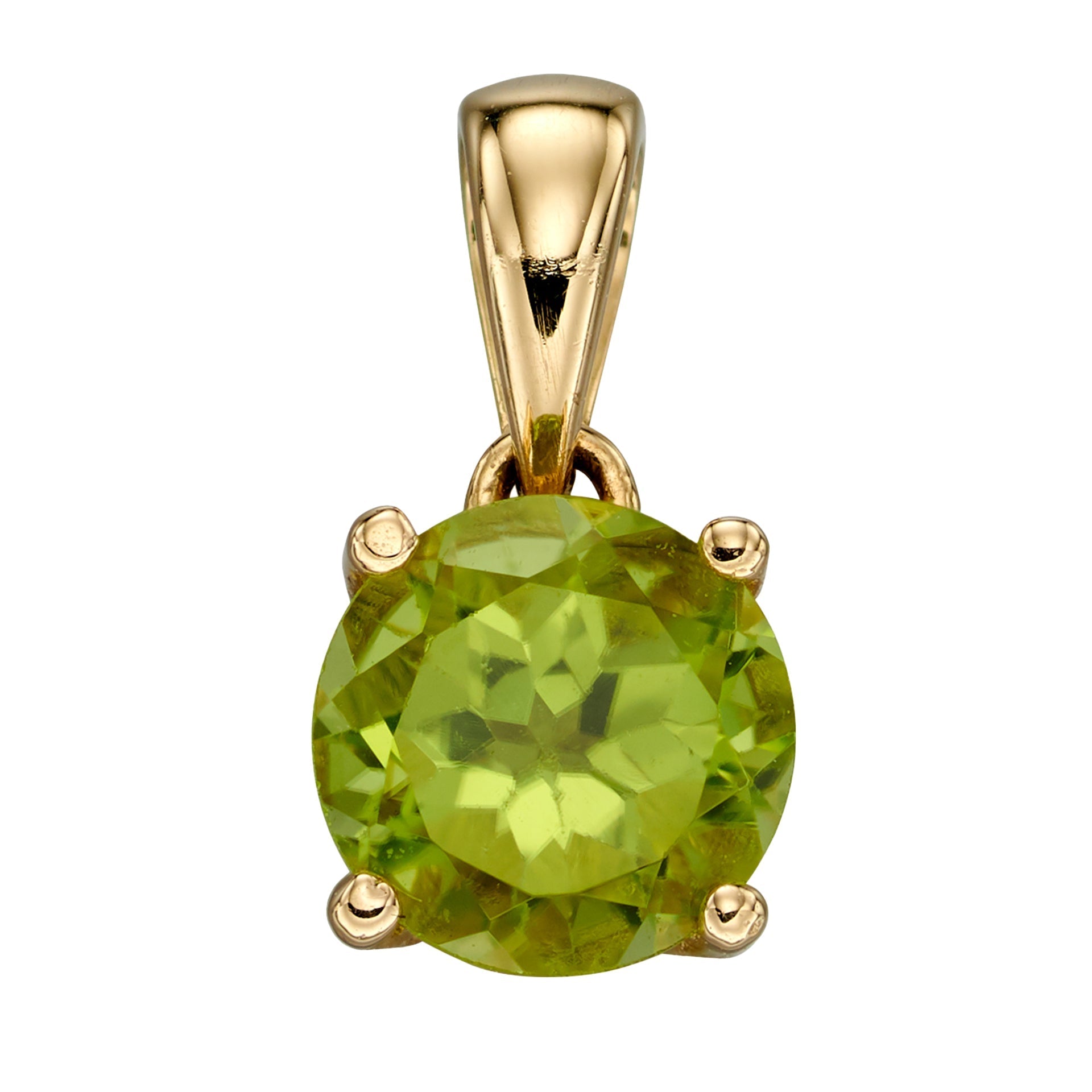 Gecko Jewellery 9ct Yellow Gold Birthstone Pendant - Personalised Gift