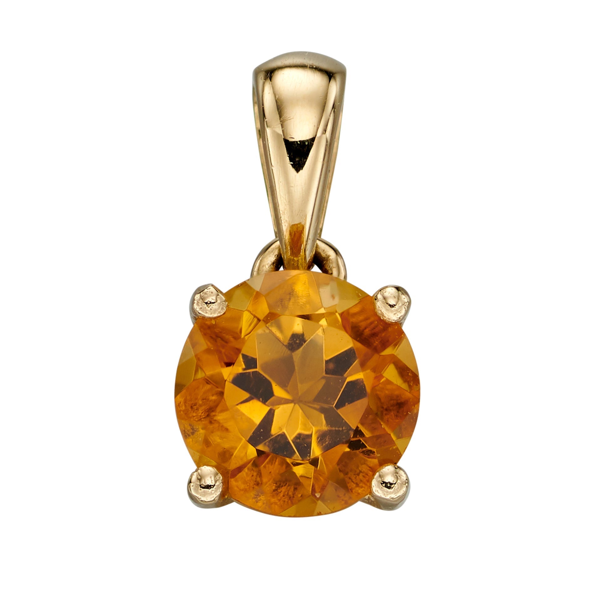 Gecko Jewellery 9ct Yellow Gold Birthstone Pendant - Personalised Gift
