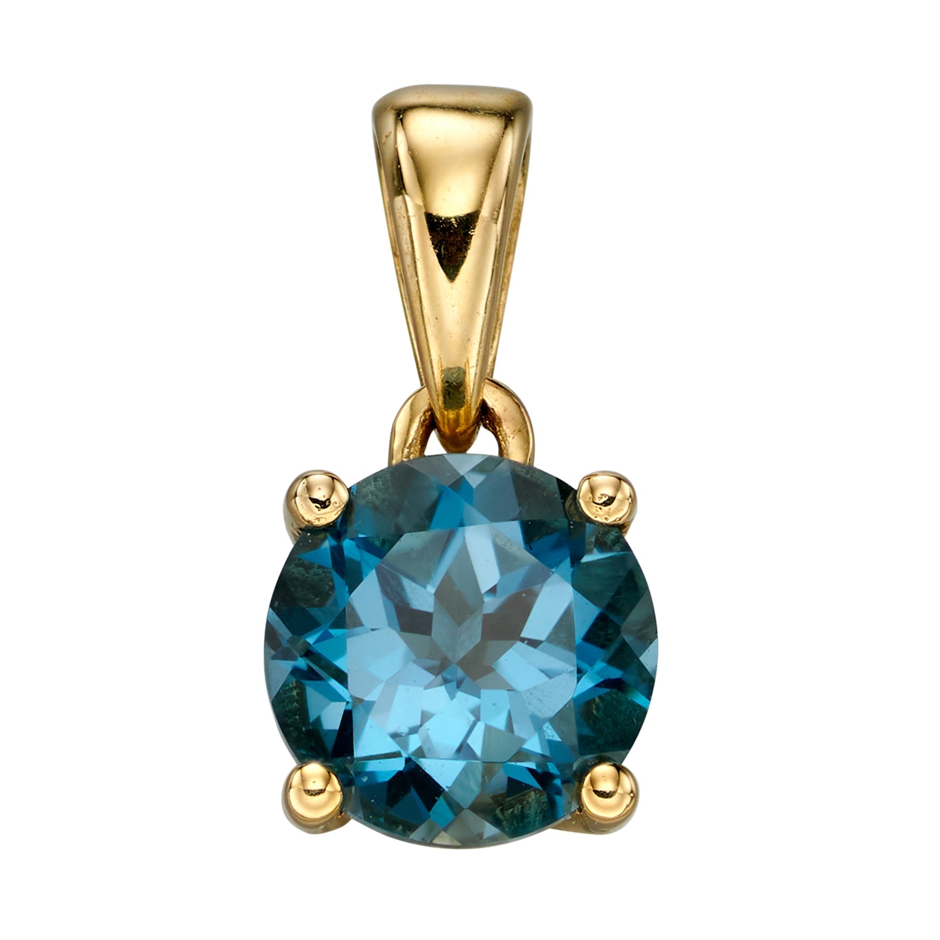 Gecko Jewellery 9ct Yellow Gold Birthstone Pendant - Personalised Gift