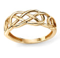 Celtic Pattern Ring in 9ct Gold – Gecko Jewellery Retail Band