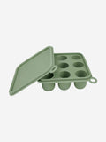 Bloom Bambini Silicone Baby Freezer Cube Trays with Cover – Green