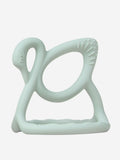 Bloom Bambini Baby Swan Teether – BPA-Free Silicone Ring in Green