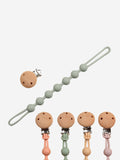Bloom Bambini Baby Pacifier Clip and Teether | Organic Green Silicone