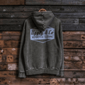 Uggly and Co Green Diamond Acid Wash Hoodie – Heavyweight Retro Style