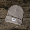 Uggly and Co Oatmeal Grey Beanie – Heavyweight Knit Fisherman Hat