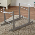 For Your Little One Grey Moses Basket Rocking Stand – Pine Wood