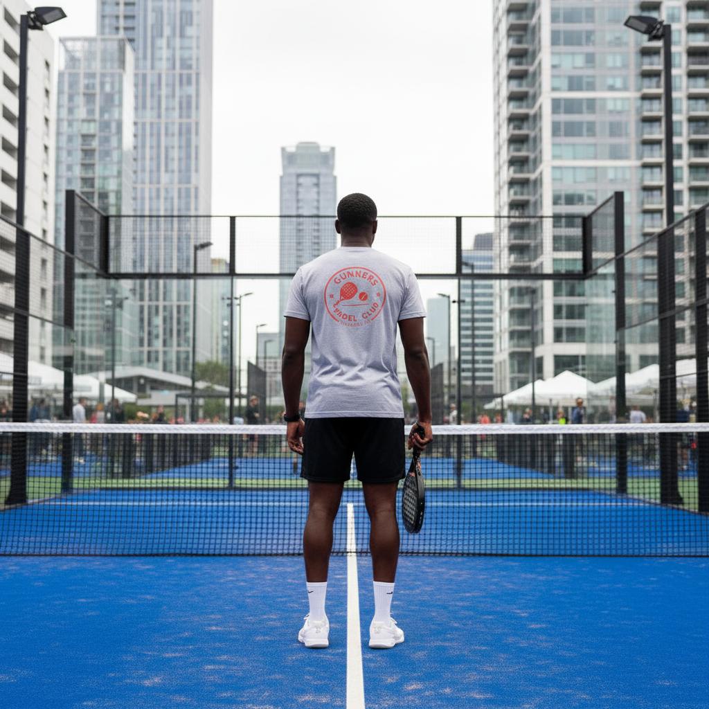 Gunners Padel Club Performance T-Shirt – Football Inspired Padelwear