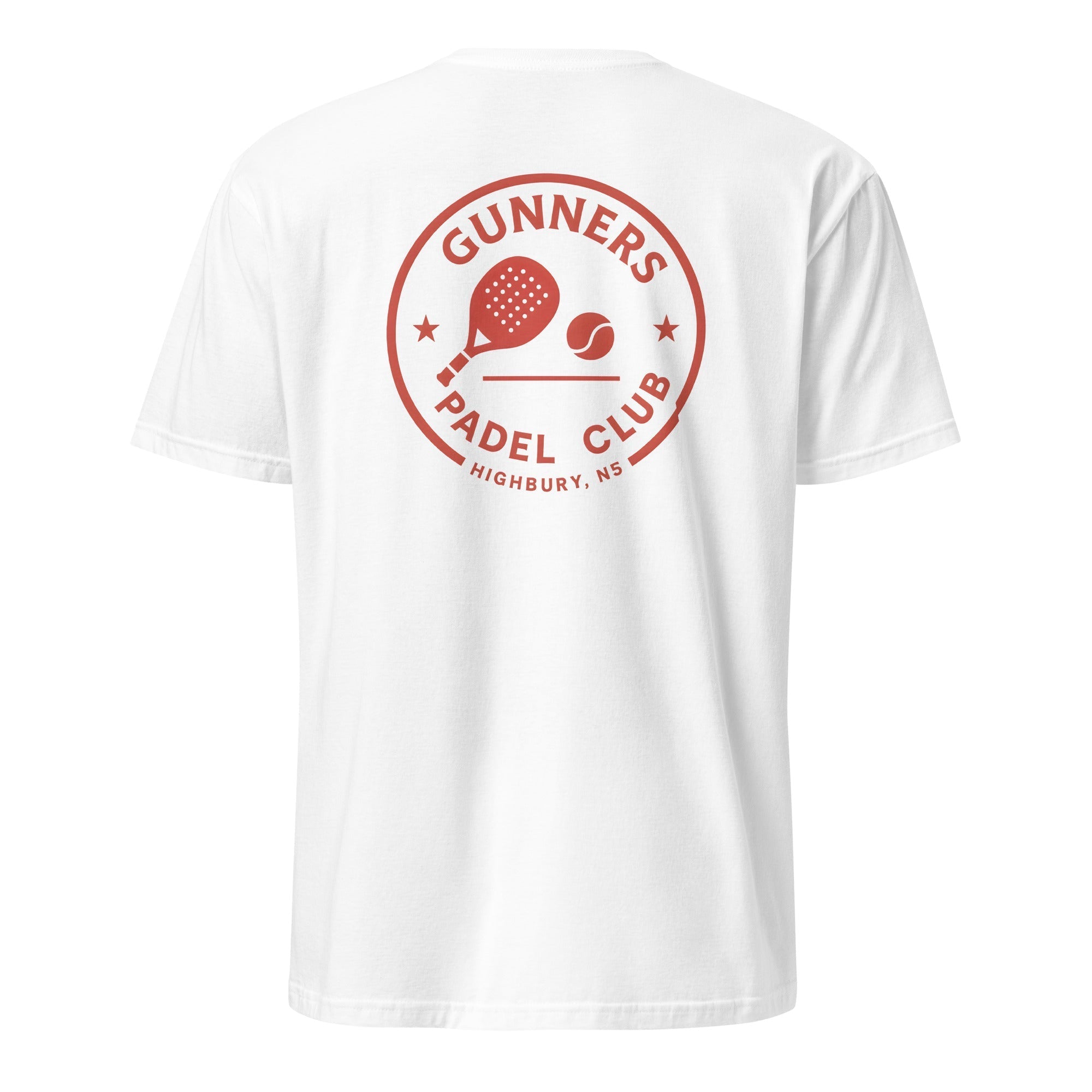 Gunners Padel Club Performance T-Shirt – Football Inspired Padelwear