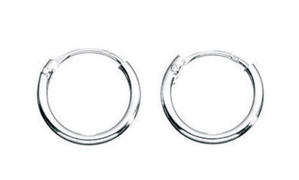 Gecko Jewellery Sterling Silver Hoop Earring Pack – Polished Finish