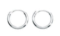 Gecko Jewellery Sterling Silver Hoop Earring Pack – Polished Finish