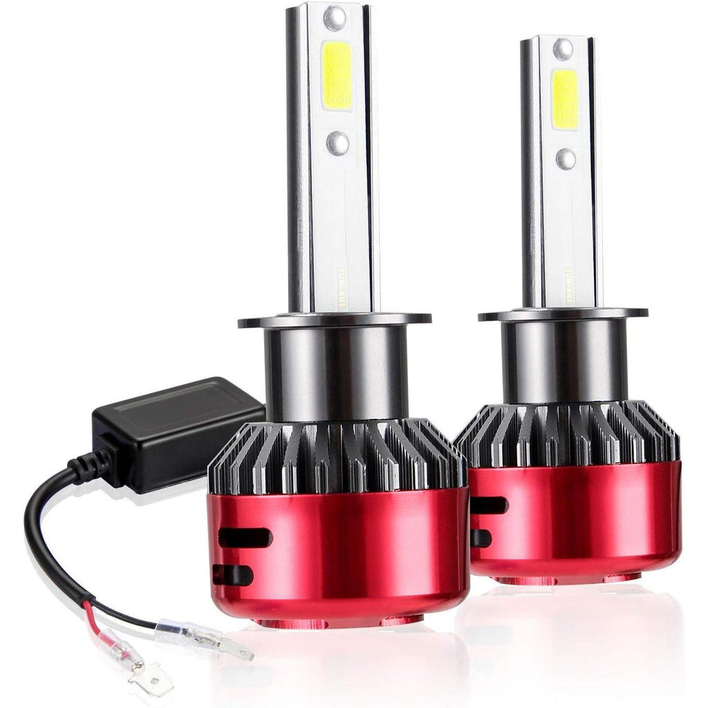 Kairiyard H1 LED Headlight Bulbs – 9000LM 6000K Super Bright Pair