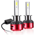 Kairiyard H1 LED Headlight Bulbs – 9000LM 6000K Super Bright Pair