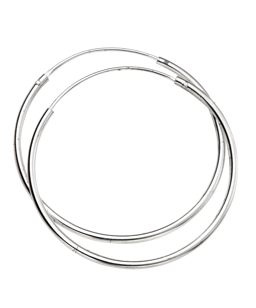 Gecko Jewellery Sterling Silver Hoop Earring Pack – Polished Finish