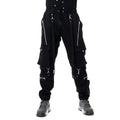 Vixxsin Halston Black Cargo Pants – Mens Gothic Industrial Trousers