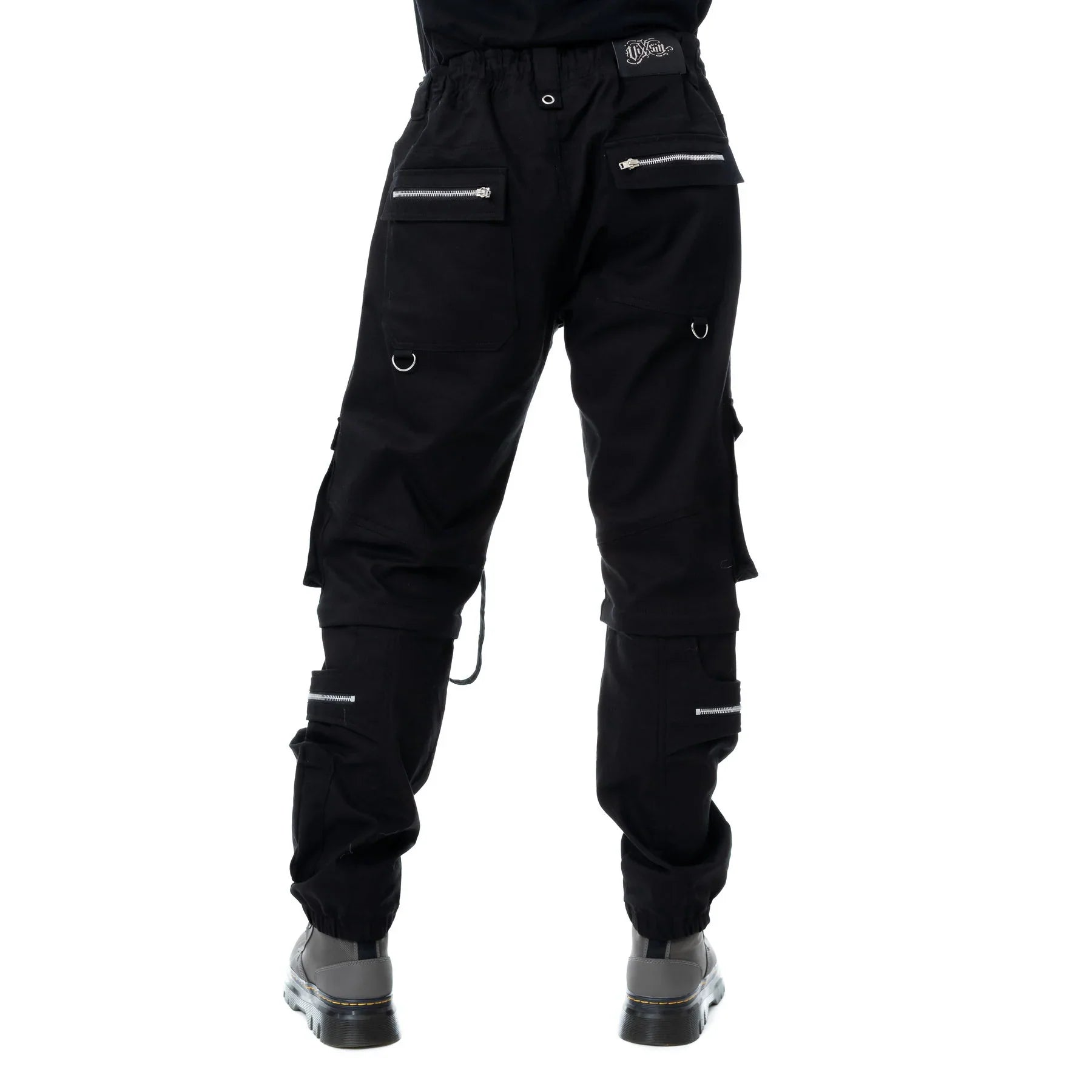 Vixxsin Halston Black Cargo Pants – Mens Gothic Industrial Trousers