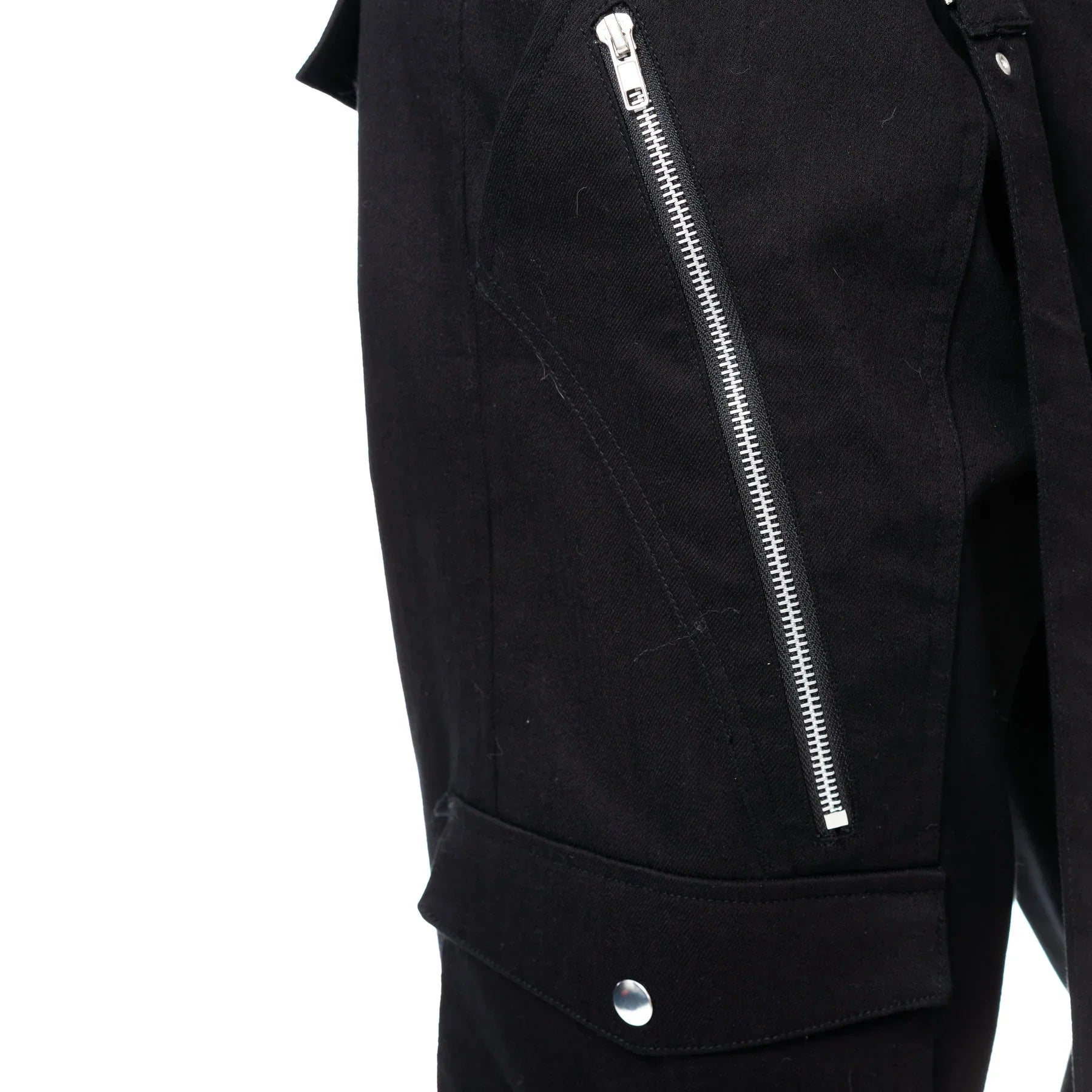 Vixxsin Halston Black Cargo Pants – Mens Gothic Industrial Trousers
