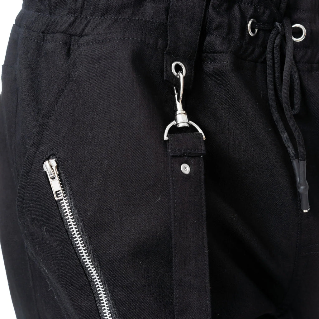 Vixxsin Halston Black Cargo Pants – Mens Gothic Industrial Trousers