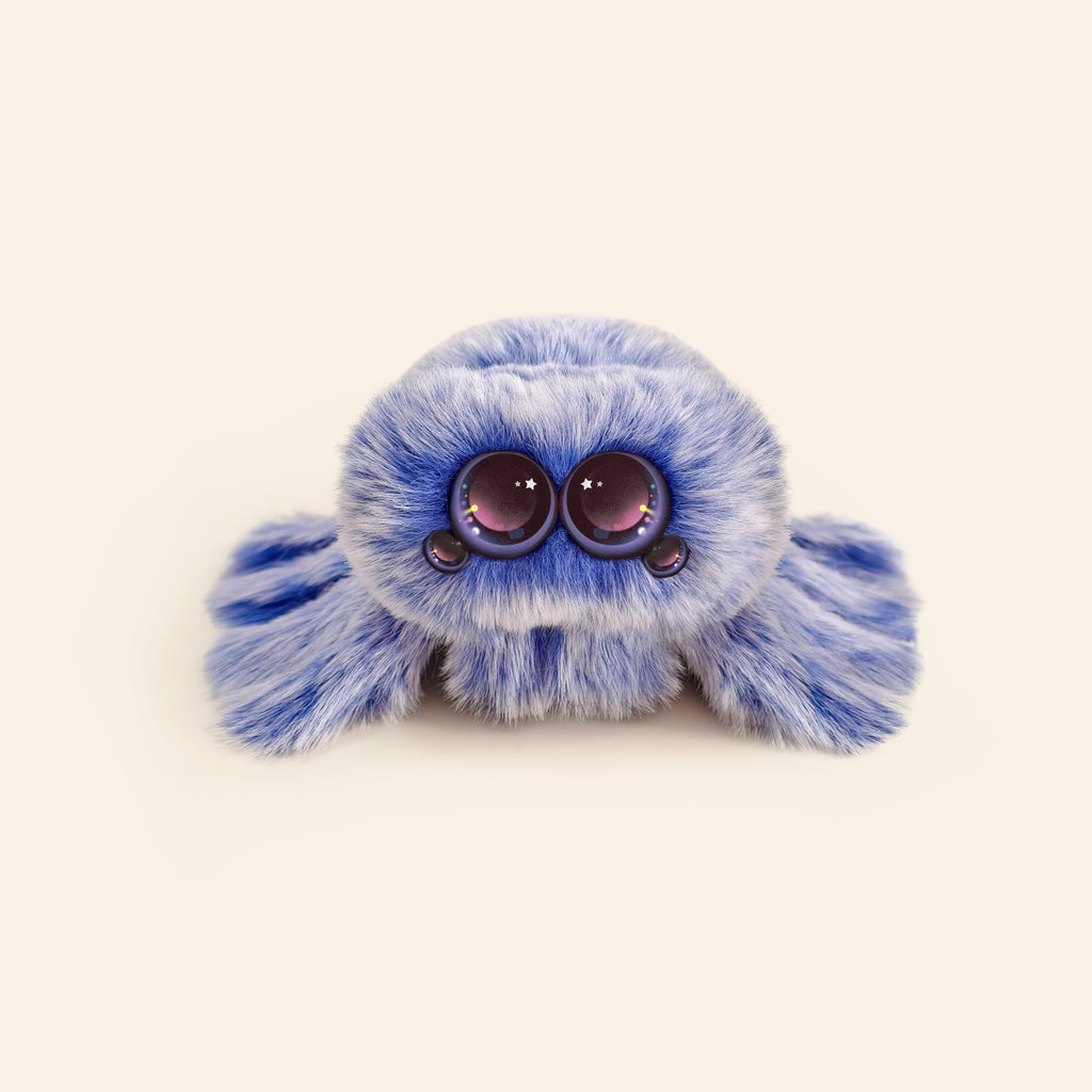 LuLuFun Studio Snowball Spider Plush Toy – Soft Cute Stuffed Animal