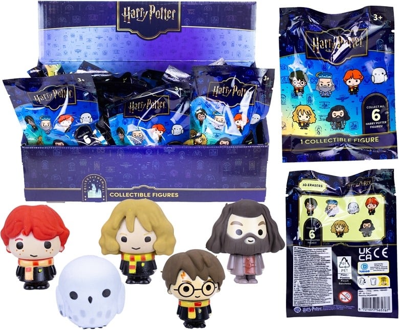 Harry Potter 3D Mystery Eraser Blind Bag – Snaps Collectible Toy