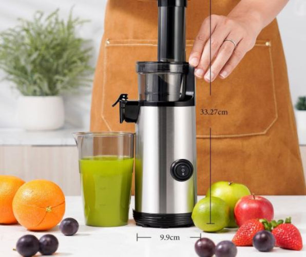 Kidisle Compact Cold Press Juicer – Slow Masticating Machine, 600ml