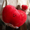 LuLuFun Studio Cherry Plush Pillow – Soft Kawaii Food Decor Cushion