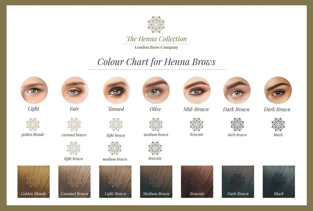 London Brow Henna Powder 10g Sachet – Professional Eyebrow Tint