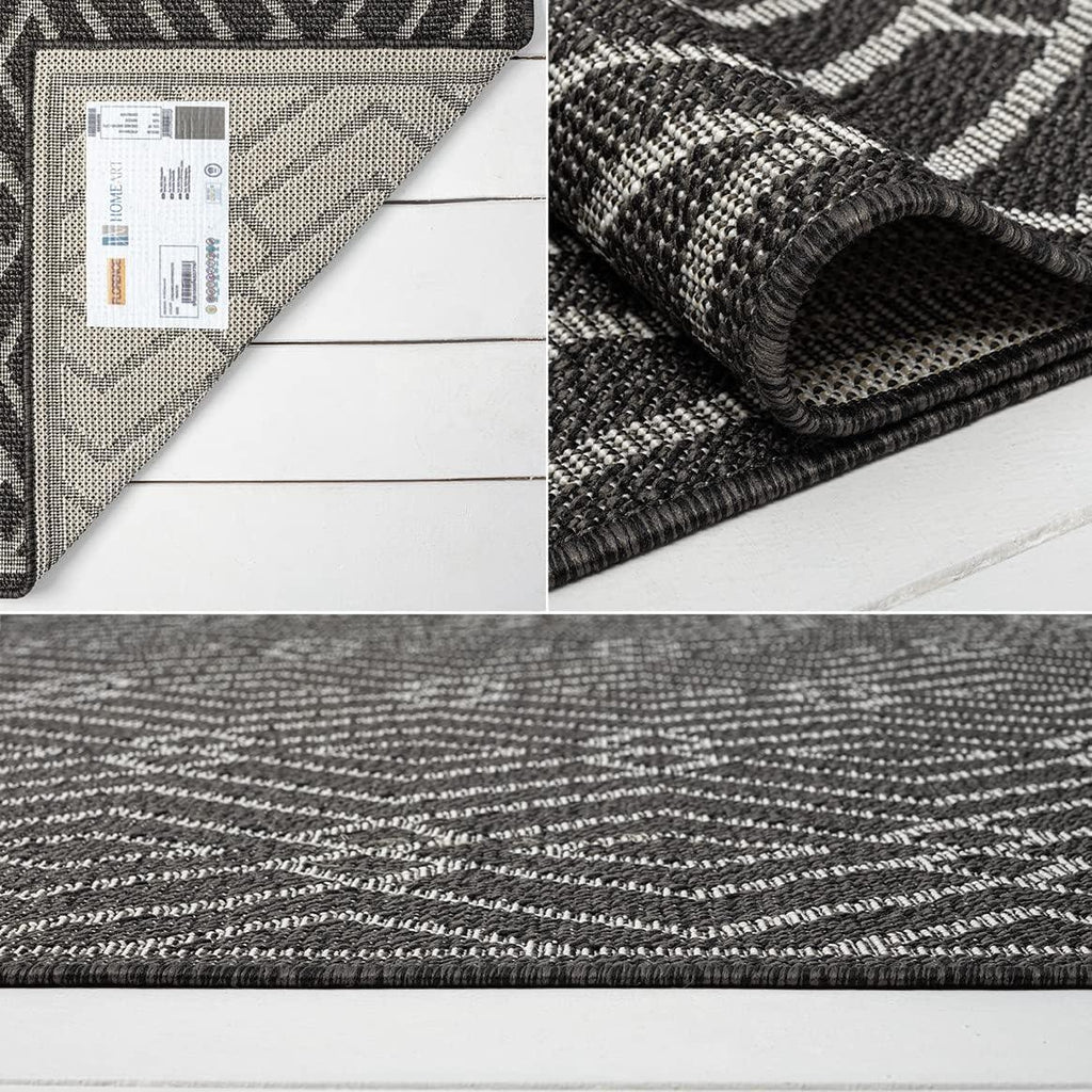 HomeArt Outdoor Rug – 80x150 cm UV-Resistant Polypropylene Mat