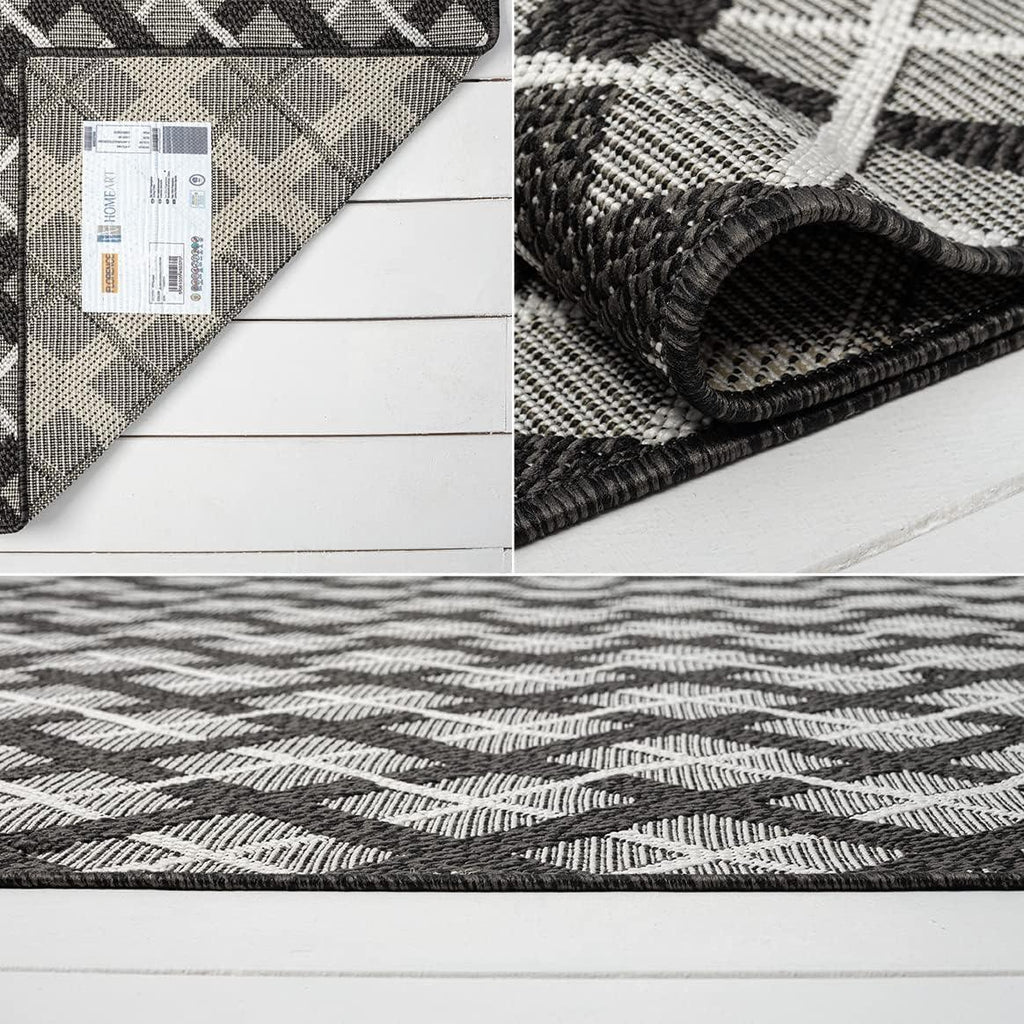 HomeArt Outdoor Area Rug | Weather-Resistant Polypropylene, 80x150cm