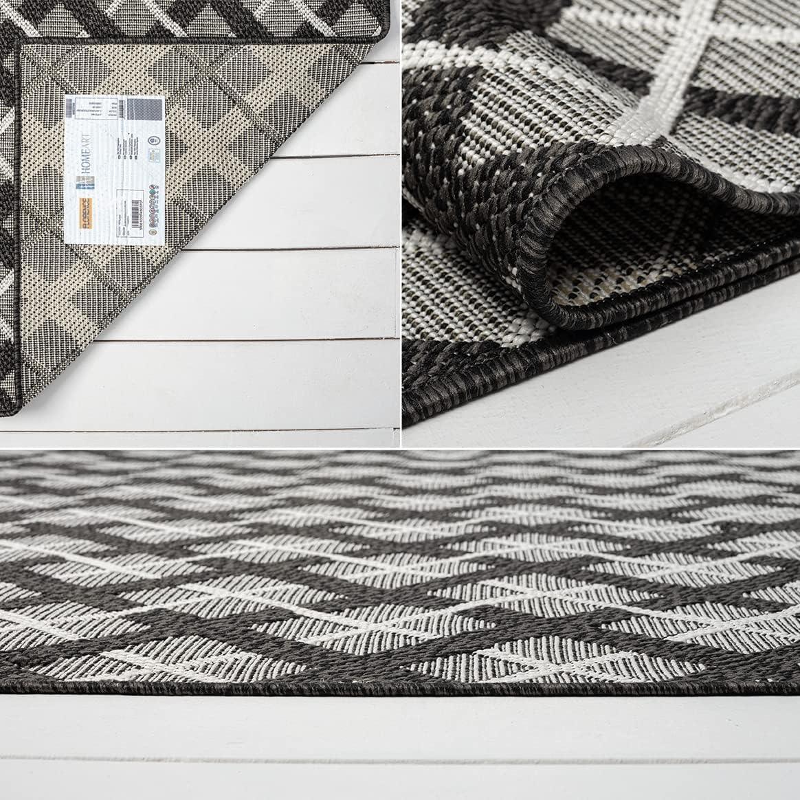 HomeArt Outdoor Area Rug | Weather-Resistant Polypropylene, 80x150cm