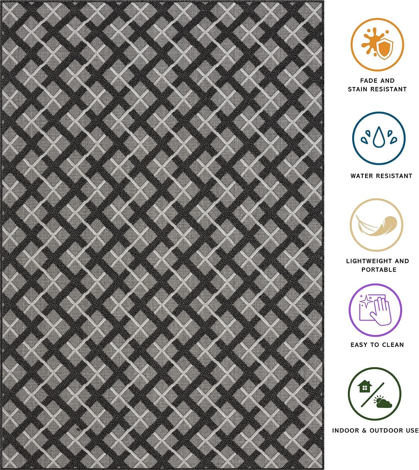 HomeArt Outdoor Area Rug | Weather-Resistant Polypropylene, 80x150cm