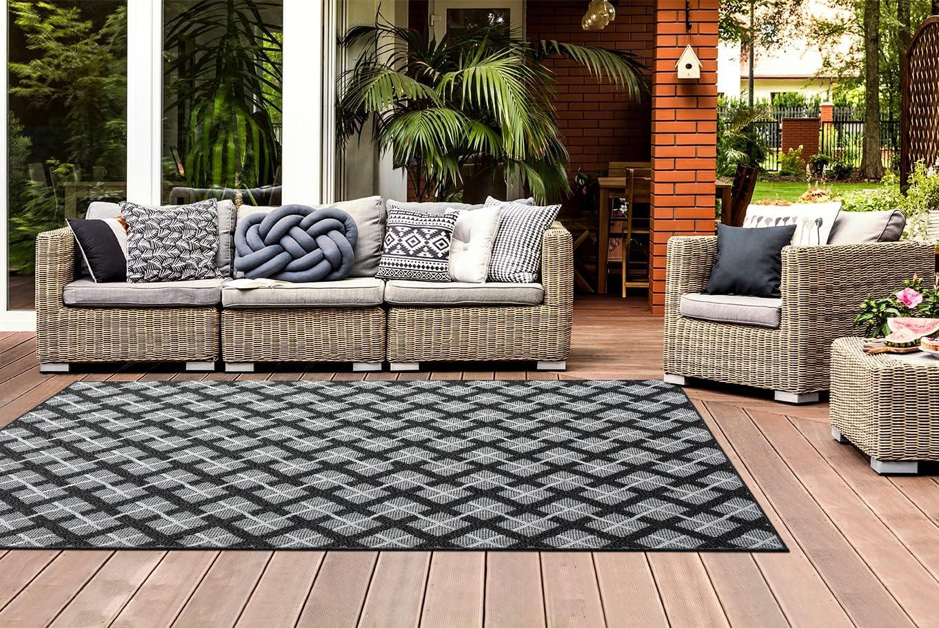 HomeArt Outdoor Area Rug | Weather-Resistant Polypropylene, 80x150cm