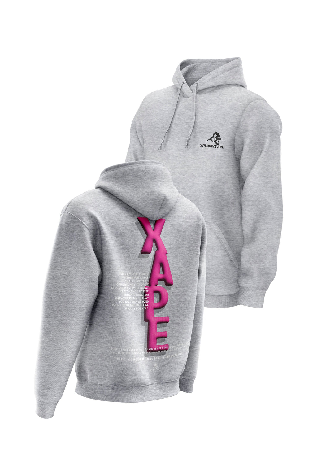 XAPE Potential V2 Hoodie & Tee Combo - Sports Grey