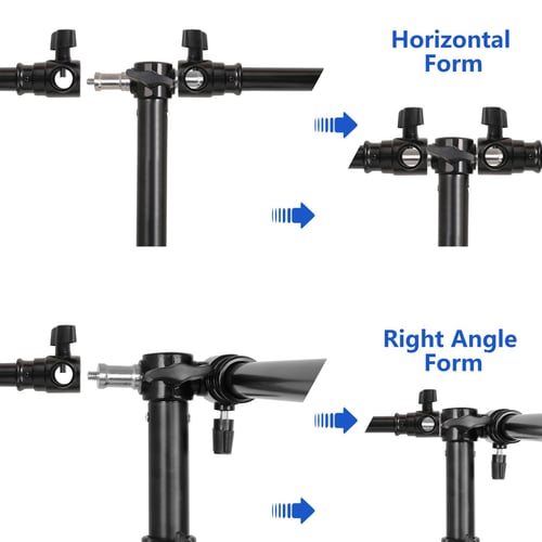 EMART 10x20 ft Heavy Duty Backdrop Stand Kit with 3 Stands & 5 Clamps