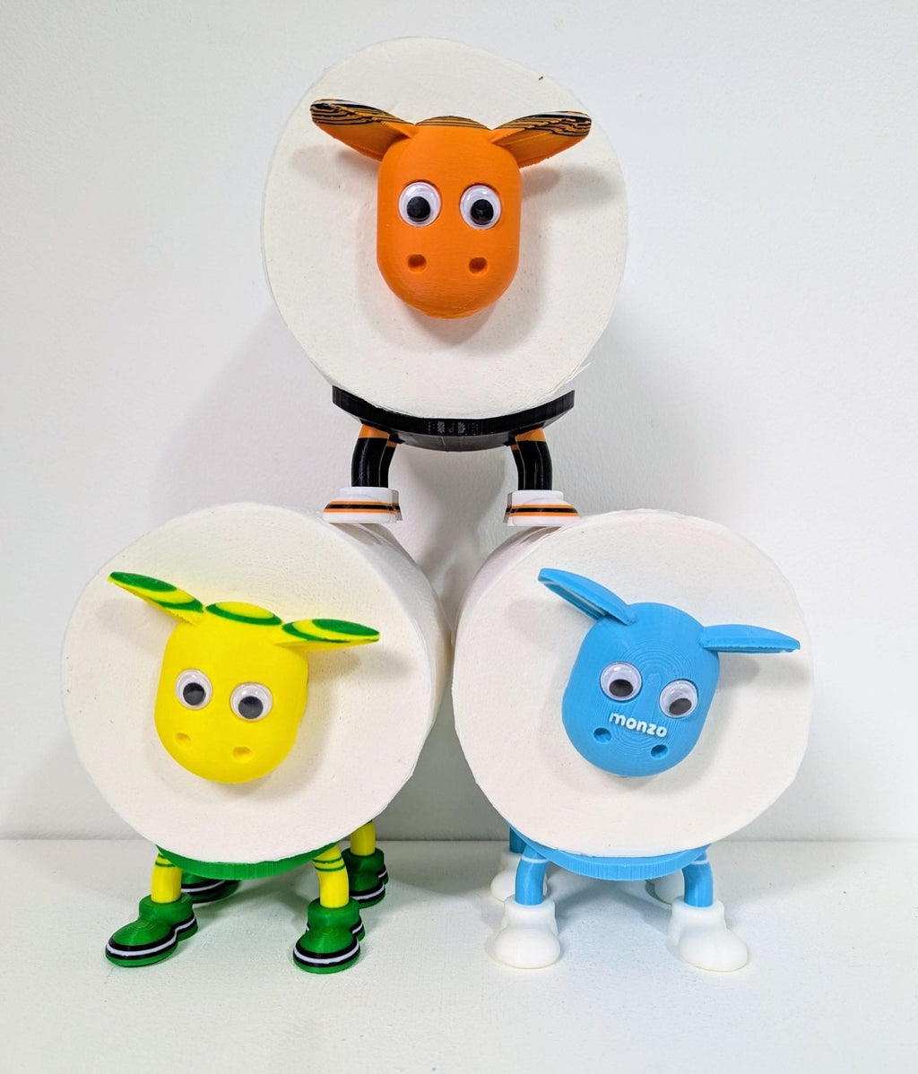 Chaddyverse Hull City Football Toilet Roll Holder – Amber & Black Sheep